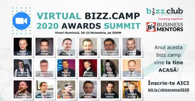 Invită-ți PARTENERII la Virtual BIZZ.CAMP 2020 Awards Summit